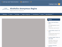 Tablet Screenshot of aaregina.com